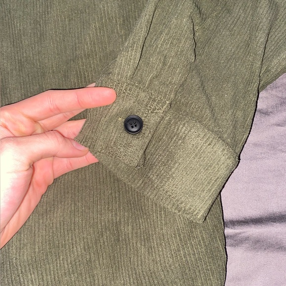 pocket patched corduroy button up - Picture 3 of 4